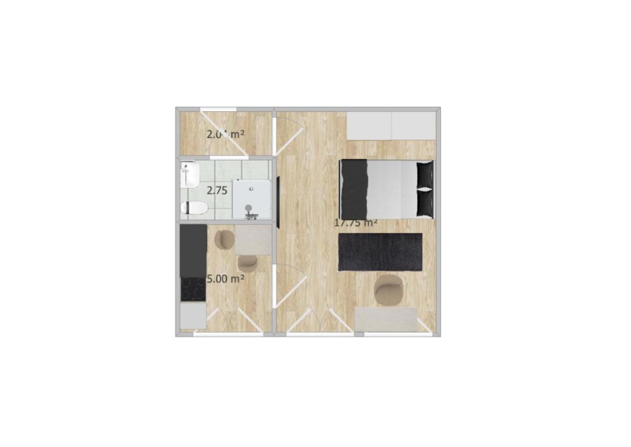 Helles Design-Appartement An Der Messe Essen Exterior foto